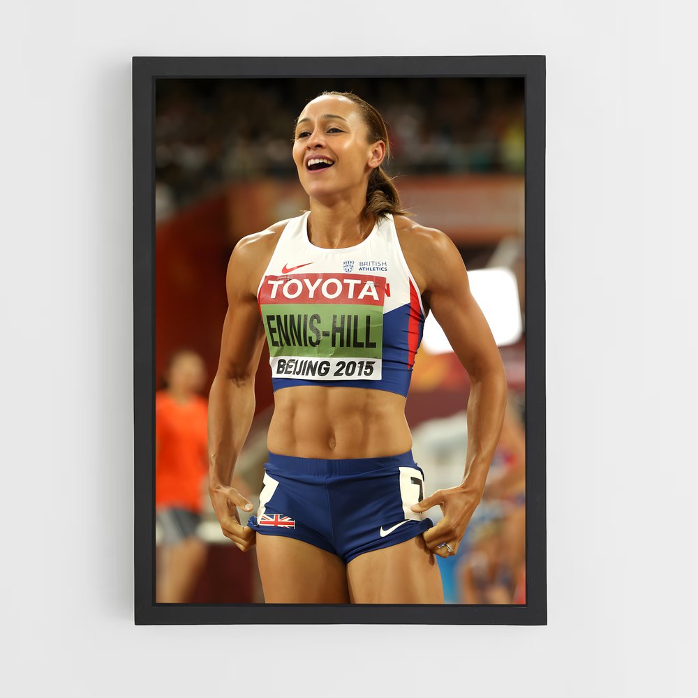 Poster Envolée Étoilée – affiche Athlétisme (vue 2)